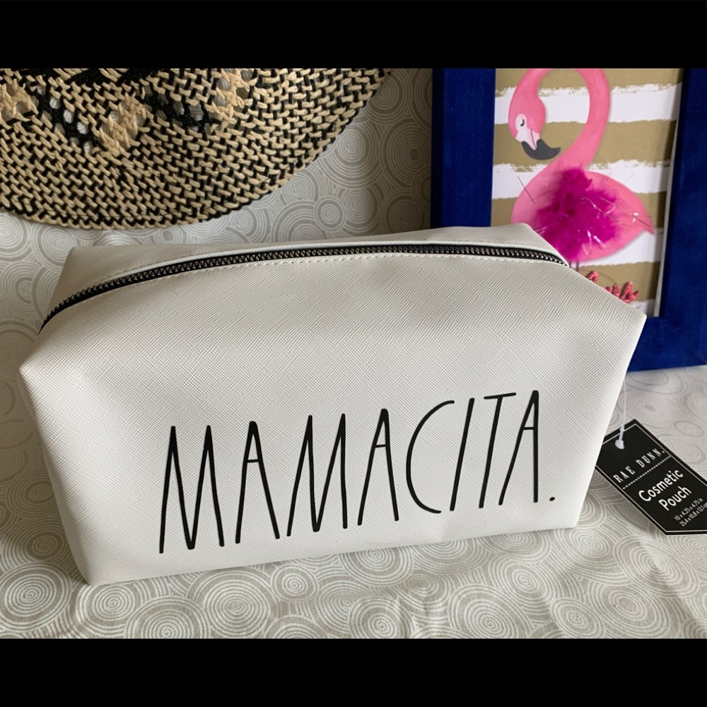 NWT Rae Dunn ‘Mamacita’ 🌺 Cosmetic Pouch